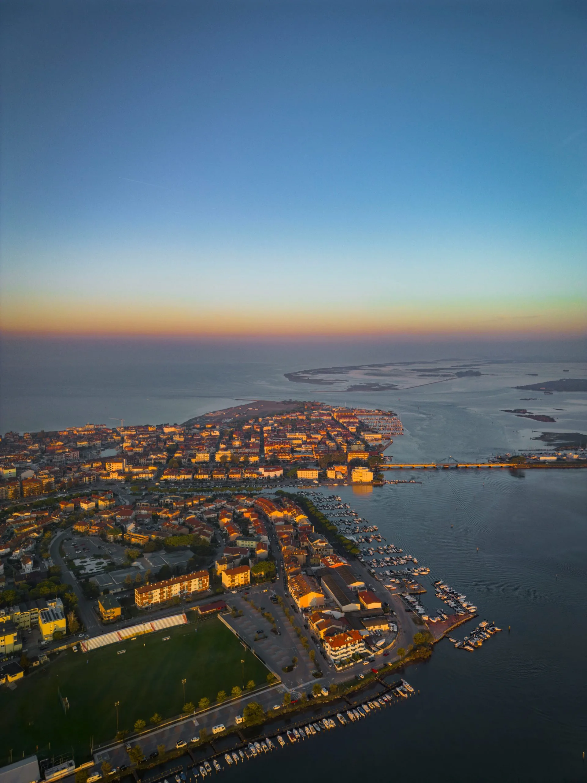 Global real estate marketing exposure showcasing an international coastal city